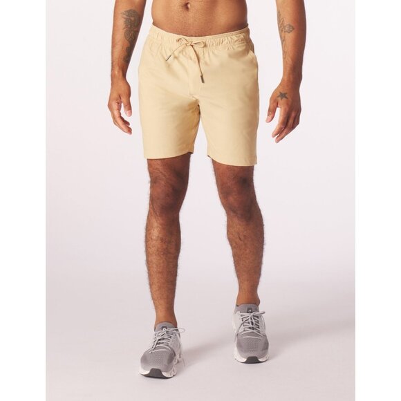 Glyder Court Athletic Short 7.5" Tan Color Men's Size L (34) - Picture 9 of 12